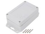 Carcasă universală ABS gri IP67 70x105x40mm