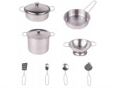 Set de bucatarie, ustensile, oale, sort, 10 elemente, MalPlay 109105