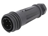 Conector Circular Mufă Tată 4 PIN Filet Exterior