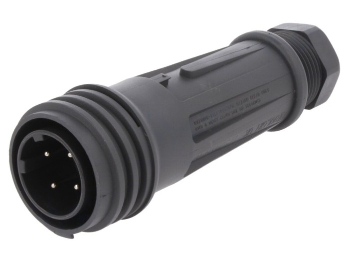 Conector circular tată 4 pini IP68
