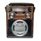 Radio Cu USB , Card Reader , FM, AM , SW , Lanterna LED , Acumulator Integrat , Culoare Lemn