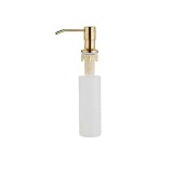 Dozator Incorporabil Techstar&reg; Auriu, Pentru Chiuveta, Sapun, Detergent, 300ml