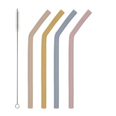 Set 4 paie de baut din silicon, cu perie de curatare, reutilizabile, 24+ luni, Reer 25092 Children SafetyCare