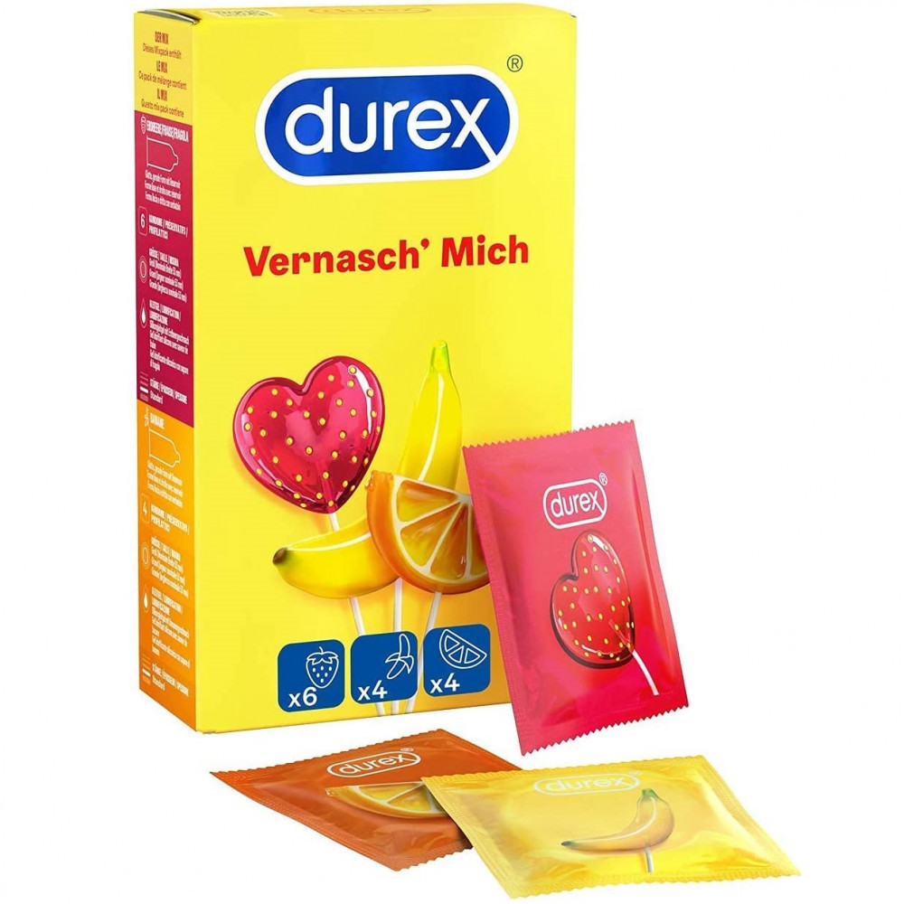 Prezervative Durex cu aroma de fructe, 14 Buc | Okazii.ro