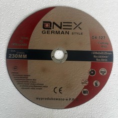 Disc pentru debitare metal, 230 x 2 x 22.23 mm, PowerX
