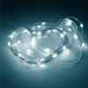 Ghirlanda luminoasa liniara, 100 LED-uri, 990cm, incarcare solara, alb rece Household NewTrend, Oem