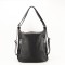 Rucsac din piele naturala 2 in 1 negru Lucia 121