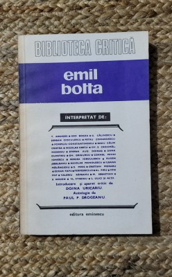 EMIL BOTTA INTERPRETAT DE ... foto