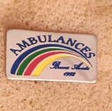 QW9 N7 76 - Insigna - tematica medicala - Ambulances - 1992, Europa