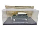Macheta 1965 Austin Mini Cooper S Verde Cu Alb Roof 1:24 replica metal