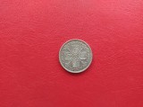 REGATUL UNIT ( ANGLIA ) - Moneda istorica 2 SHILLINGS ( ONE FLORIN ) 1931 ( 11,3 gr. Argint 0,500 conform uCoin.net ) - PATINA