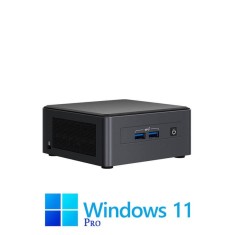 Mini PC Intel NUC NUC11TNHi5, Quad Core i5-1135G7, 480GB SSD, Win 11 Pro