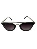 Ochelari de soare dama, UV400, Plastic, Negru, Oem