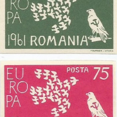 Spania/Romania, Exil romanesc., em. a XXV-a, Europa 1961, nedant., 1961, MNH