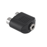 ADAPTOR 3.5 MAMA - 2X RCA MAMA - ZLA0311S