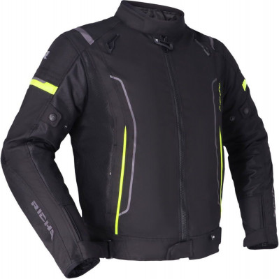 Geaca Moto Richa Airstream 3 Jacket, Negru/Galben, Extra-Large foto