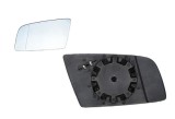 Geam oglinda exterioara cu suport fixare Bmw Seria 5 (E60/E61), 06.2003-06.2010; Seria 6 (E63/E64), 01.2004-07.2010, Stanga, incalzita; geam asferic;, Rapid