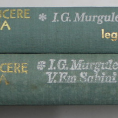 INTRODUCERE IN CHIMIA FIZICA , VOL. I - II de I.G. MURGULESCU si V. EM . SAHINI , 1976 - 1978