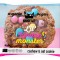 Cookie cu dropsuri de ciocolata colorate fara gluten bio 50g