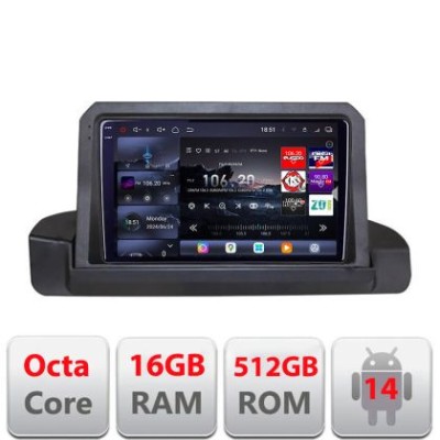 Navigatie BMW Seria 3 E90 fara ecran de fabrica 2005-2012 8 core QLED 2K 16+512 360 Android Waze USB Navigatie Internet Youtube Radio Edotec CarStore foto