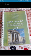 Carte teste grila chimie 2017 pentru admiterea la medicina Bucuresti foto