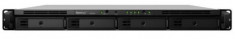 NAS Synology RS818+, 4 Bay-uri, Gigabit, Procesor Intel Atom C2538, Quad Core, 2.4 GHz, 2 GB DDR3 (Negru) foto