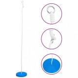 Leagan Copii Tip Placa vidaXL, Albastru, 200cm, Funie Ajustabila, Sarcina Maxima 100kg, Exterior