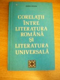 Myh 523s - S RADIAN - CORELATII INTRE LITERATURA ROMANA SI LIT UNIVERSALA - 1977