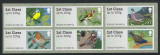 ANGLIA GB 2010-Uzuale PASARI 1-Serie de 6 timbre nestampilate