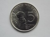 5 CENTAVOS 1977 BRAZILIA-FAO-AUNC