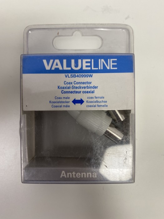 Conectori coaxial Mama Tata Valueline VLSB40999W / (1093)