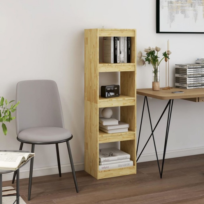 Bibliotecă/Separator cameră, 40x30x135,5 cm, lemn masiv de pin