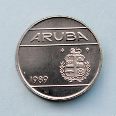 ARUBA - 25 Cents 1989 foto