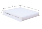 MAHLE LA 457 Filtru, aer habitaclu
