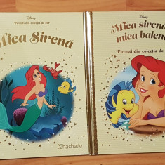 Set 2 carti Mica Sirena. Disney. Editura Hachette, Povesti din colectia de aur