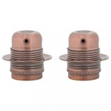 Cumpara ieftin Suporturi de lampa 2 buc Rosu Bronz E27