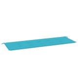 Cumpara ieftin Perna de banca de gradina, turcoaz, 150x50x3 cm, textil oxford