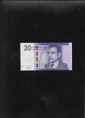 Maroc 20 dirhams 2012 seria543249 foto