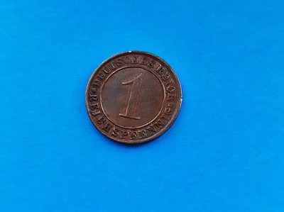 1 Pfennig 1929 lit. A -Germania-stare buna-in realitate arata bine foto