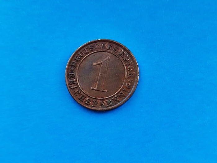 1 Pfennig 1929 lit. A -Germania-stare buna-in realitate arata bine