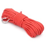 Funie magnet fishing nailon 8 mm / 20 m cu carabină, sfoară din nylon (poliamidă)