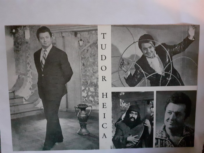 Felicitare cu Tudor Heica, cu dedicație