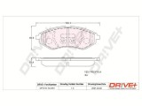 Dr!ve+ DP1010.10.0051 set placute frana,frana disc