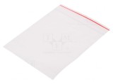 Pungă polietilenă cu fermoar 120x100mm 40um