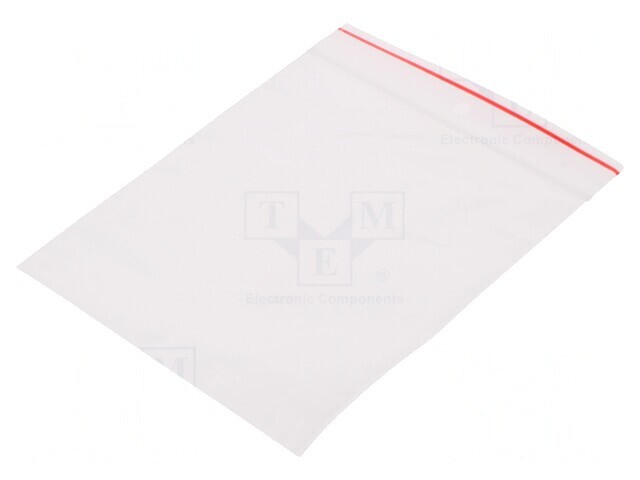 Pungă polietilenă cu fermoar 120x100mm 40um