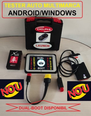 Tester Auto Turisme+ Camioane Launch/Delphi Bluetooth +Tableta PANASONIC FZM1 foto