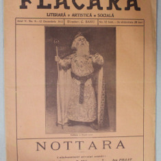 FLACARA , REVISTA LITERARA , ARTISTICA , SOCIALA , ANUL V , NR.9 , 12 DECEMBRIE , 1915