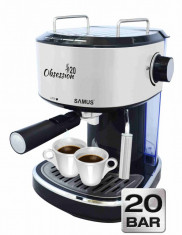 Espressor cafea Samus Obsession 20 1.2 litri 20 Bari 850W Negru / Inox foto