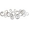 Set Oglinzi Design Modern, Vaxiuja, Oglinzi Decorative Acrilice Cristal, Diamant, 23 bucati/set, 3D, DIY, Argint