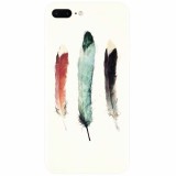 Husa silicon pentru Apple Iphone 8 Plus, Three Feathers